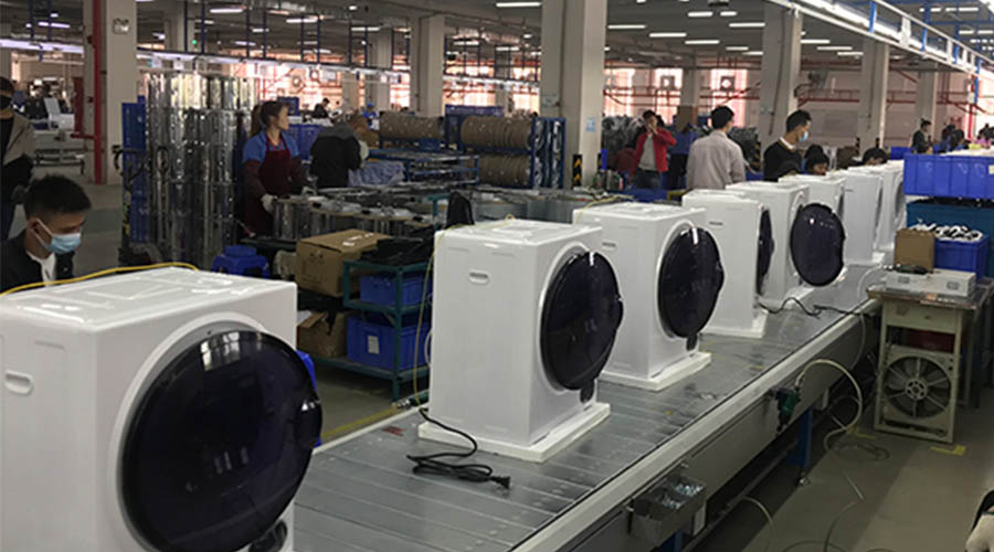 金环电器齐心协力完成日本市场某客户滚筒干衣机生产