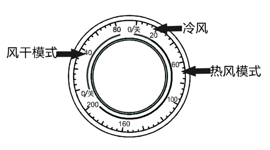 内衣迷你干衣机定时器界面介绍