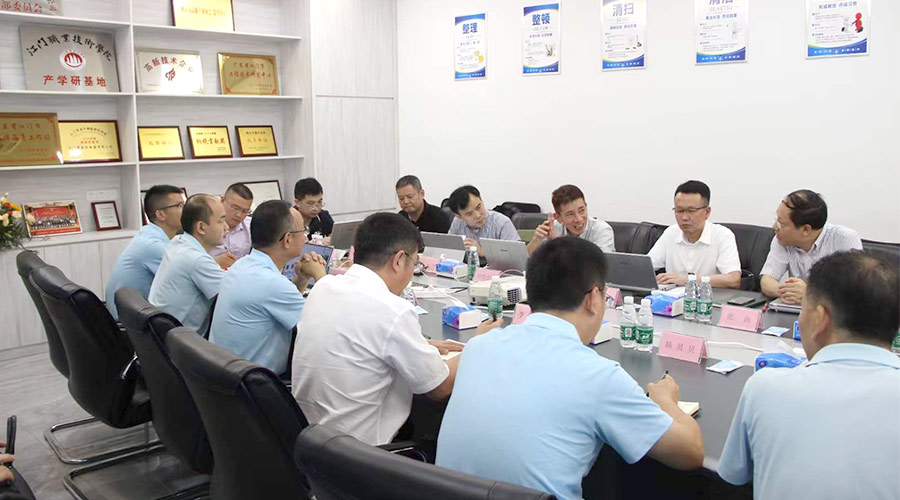 熱烈歡迎杭州松下家電有限公司蒞臨金環電器考察指導