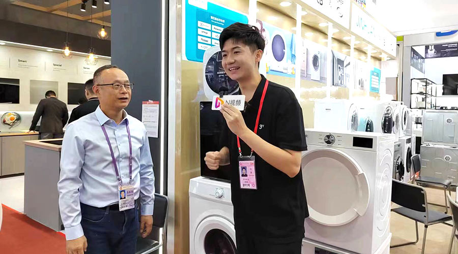 廣交會熱點！央視、新華網等媒體聚焦金環電器滾筒干衣機
